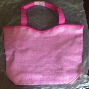 NWOT Lancôme woven tote bag